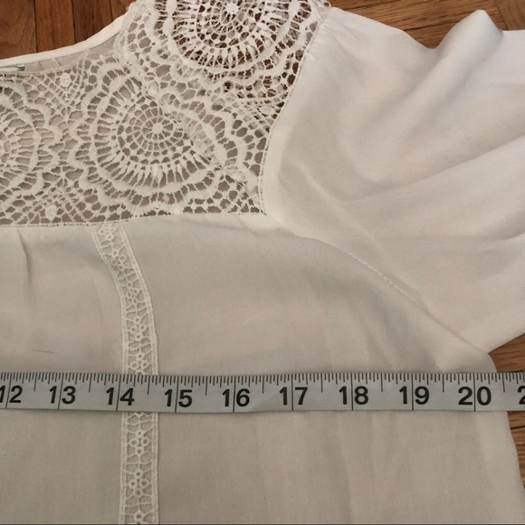 COUNTERPARTS Cream Women”s Top Sz M - Picture 8 of 9